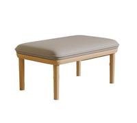 AFGFGHES Tabouret d'entrée en bois massif - Tabouret à langer - Tabouret long pour entrée de maison - Tabouret bas pour lit et chambre à coucher - Tabouret à langer (B)