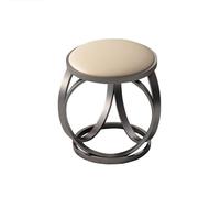 AFGFGHES Tabouret Tabouret de Table à thé de Luxe léger Tabouret Bas en Acier Inoxydable Tabouret de Coiffeuse Tabouret Rond Tabouret à Langer Marchepied pour Enfant