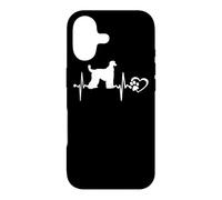 Afghan Hound Dog Heartbeat Paw Love Funny Puppy Lovers Coque pour iPhone 17