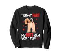 Afghan Hound I Didn’t Fart My Butt Blew You A Kiss Funny Dog Sweatshirt