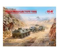 Afghan Motorcade (1979-1989)(ural-375d, Ural-375a,atz-5-375,btr60pb- 1:72e - Icm G