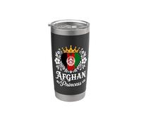 Afghan Princess Afghanistan Flag Proud Afghan Girl Gobelet isotherme en acier inoxydable double paroi
