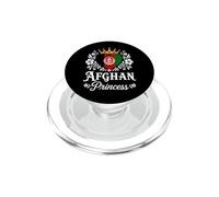 Afghan Princess Afghanistan Flag Proud Afghan Girl PopSockets PopGrip pour MagSafe