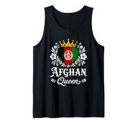 Afghan Queen Afghanistan Flag Proud Afghan Woman Débardeur