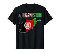 Afghanistan - Drapeau de la carte de pays de l'Afghanistan T-Shirt