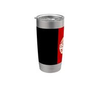 Afghanistan Flag Colors Afghan Gift for Afghans Gobelet isotherme en acier inoxydable double paroi