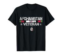 Afghanistan T-Shirt Vintage Patriotique des Anciens Combattants T-Shirt