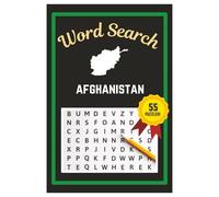 Afghanistan Word Search Puzzle Book: Easy to read print | 6x9 inches | 55 Puzzles, 495 Words, 83 Pages | Learn about Albania | Gift for Country & ... Vacations, Road Trips, Holidays, & Free Time
