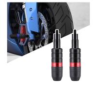 AFGJHYT Protection Curseurs de Cadre pour Honda CB 250 2015-2020, Dispositif de Protections Contre Les Chutes pour Motocyclette, Protections Anti-Choc en Aluminium,C Red