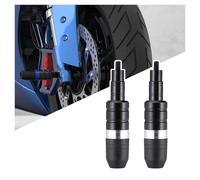 AFGJHYT Protection Curseurs de Cadre pour Honda CBF 150 250 500 2006-2007, Dispositif de Protections Contre Les Chutes pour Motocyclette, Protections Anti-Choc en Aluminium,B Silver