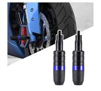 AFGJHYT Protection Curseurs de Cadre pour Triumph Thanderbird Storm 2011-2019, Dispositif de Protections Contre Les Chutes pour Motocyclette, Protections Anti-Choc en Aluminium,D Blue