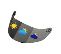AFGJHYT Visière Casque Moto pour AGV K1 K1S K3SV K5 K5S, visière intégrale Anti-UV à Changement Rapide, écran résistant aux Rayures, visière Anti-buée pour Casque,B Light/Deep Black