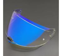AFGJHYT Visière Casque Moto pour LS2 FF811 Vector II Citation II FF811, visière intégrale Anti-UV à Changement Rapide, écran résistant aux Rayures, visière Anti-buée pour Casque,D Aurora Blue