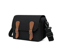 AFGRAPHIC Sac à bandoulière antivol noir rétro avec sangle pour Nikon NIKKOR Z DX 18-140 mm f/3.5-6.3 VR objectif avec Nikon Z6 II, Z6, Z5, Noir , Étui pour appareil photo