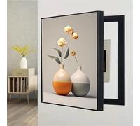 AFGZQ Boîte À Fusibles Couvercle Armoire Poster Décoratif Mural Couvercle Décoratif du Coffret Électrique, for Décoration Murale d'une Pièce Maison(Gray,40x60cm)