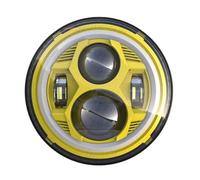 AFHEG Feu Additionnel Moto Moto 7 "pouces H4 phare LED rond pour