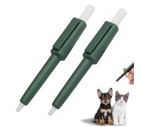 afhgdjr 2 Pièces Tire Tique Humain, Accessoires Pince Tique Chien pour Chiens,Chats,Humains, Pet Outil De Nettoyage,Pince A Tique pour Chien, Chats Et Autres Animaux (Vert)