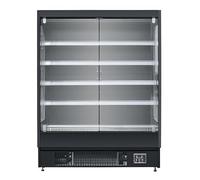 Afi Collin Lucy Armoire Réfrigérée Murale Noir Mat - 2 à 3 Portes Battantes