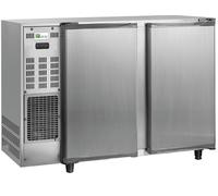 Afi Collin Lucy Arrière Bar Réfrigéré Inox avec Groupe Logé - 2 à 4 Portes Pleines