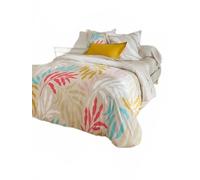Afibel - Drap Plat Coton Imprimé Végétal Maison Coton - Taille : 270x300
