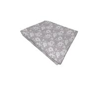 Afibel - Drap Plat Imprimé Fleurs Flanelle Coton Maison Marron Coton - Taille : 180x290