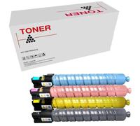 Aficio MP-C4502 MP-C5502 TYPE5502E Lot de 4 cartouches de toner compatibles Ricoh Aficio 841683/841751, 841686/841754, 841685/841753, 841684/841752