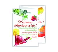 afie 69-3915 Carte 3 Volets Heureux Anniversaire