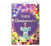 Afie 69-5069 Carte Heureux Anniversaire Koala Animaux Illustration Enfants