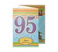 afie 882147 Carte 3 Volets Joyeux Anniversaire 95 ans