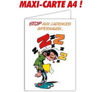 Afie Glmx-2032 Grande Carte Départ en Retraite Gaston Lagaffe - Maxi Format Géant A4 avec Enveloppe - 3700676605437