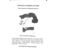 Afin que l'ombre eclaire : sur la poesie de roland ladriere