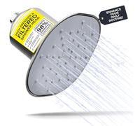 Afina Pommeau de douche filtré | Douche haute pression - Réduit les démangeaisons de la peau sèche, les pellicules, l'eczéma et améliore considérablement l'état de votre peau, cheveux et ongles