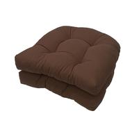 AFIONA Coussin de Chaise Semi-Circulaire Intérieur/extérieur, Coussin de Décoration de Meubles Résistant aux Intempéries et a La Décoloration, Coussins de Siège D'appoint de Salon de Patio