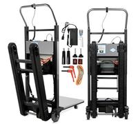 Afitdon Diable électrique 550 W - avec capacité de Charge de 150 kg - pour escaliers et descentes - avec Corde de sécurité et Pompe à air - pour Le Transport de Meubles