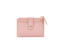 AfitLulu Étui pour cartes pour femme avec 4 emplacements pour cartes et compartiment à monnaie avec fermeture éclair, petit porte-monnaie fin pour femme, pour cartes de crédit, cartes d'affaires,