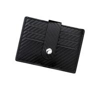 AfitLulu Portefeuille pour homme en fibre de carbone avec 6 emplacements pour cartes et bouton-pression, portefeuille pour cartes de crédit pour homme, portefeuille ultra fin pour cartes de visite,