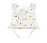 AFLCIO Unisexe Bébé Enfant Chapeau de Soleil Chapeau de Pêcheur Nourrisson Chapeaux de Seau Large Bord Chapeau de Plage Visière Pliable Été (B/7,35-39cm)