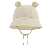 AFLCIO Unisexe Bébé Enfant Chapeau de Soleil Chapeau de Pêcheur Nourrisson Chapeaux de Seau Large Bord Chapeau de Plage Visière Pliable Été (A/8,35-39cm)