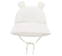 AFLCIO Unisexe Bébé Enfant Chapeau de Soleil Chapeau de Pêcheur Nourrisson Chapeaux de Seau Large Bord Chapeau de Plage Visière Pliable Été (A/4,35-39cm)