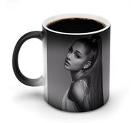 AFLJNYNN Ariana Cat Girl Grande tasse à thé personnalisée avec changement de couleur pour anniversaire
