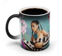 AFLJNYNN Ariana Cat Girl Grande tasse créative de révélation de température pour les moments de thé et d'expresso