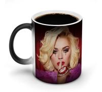 AFLJNYNN Ariana Cat Girl Grande tasse de révélation activée par la chaleur pour les fans de thé quotidiens