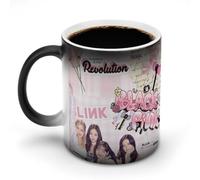 AFLJNYNN Blackpink Mug personnalisé activé par la chaleur pour thé du matin ou cacao