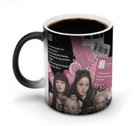 AFLJNYNN Blackpink Tasse avec impression magique secrète pour les amateurs de thé