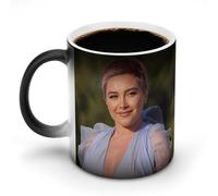 AFLJNYNN Florence Pugh Clever Heat Mug That Uncovers Secret Designs