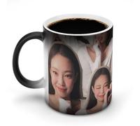 AFLJNYNN Jennie Mug personnalisé activé par la chaleur pour thé du matin ou cacao