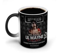 AFLJNYNN Lil Wayne Happy Color Shift Mug pour usage personnel