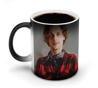 AFLJNYNN Matthew Gray Gubler Tasse magique personnalisée pour bureau, l'heure du thé