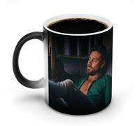 AFLJNYNN Michele Morrone Mug réactif à la chaleur avec motif surprise mignon
