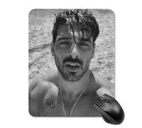 AFLJNYNN Michele Morrone Tapis de souris antidérapant polyvalent pour ordinateur portable